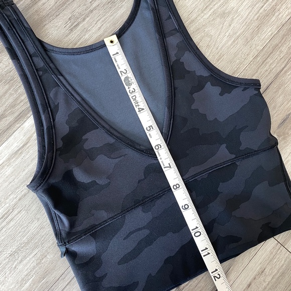 lululemon athletica Power Pivot Everlux Reversible Tank Top Black Incognito Camo - Picture 7 of 8
